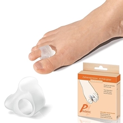 2x RUCK SmartGel Zehenspreizer, Gel, mit Schlaufe bei Fehlstellungen, Hallux Valgus und Wundreiben Extra Klein
