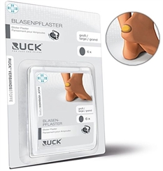 Ruck Blasenpflaster mit Hydrokolloid, Druckschutz für Blasen und Scheuerstellen Groß