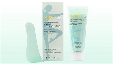 X Epil Enthaarungscreme extra sensitive, Sanfte Haarentfernung, 100 ml 