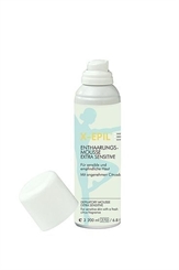X Epil Enthaarungsschaum, extra sensitiv sanfte Haarentfernung, 200 ml 