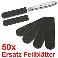 Ruck Feilblätter für die Edelstahlfeile 50x Feilblätter - Grob