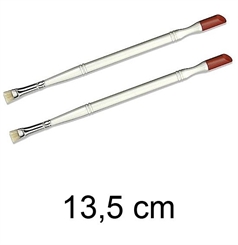 Pferdefuß Kosmetex mit Bürste, zum Zurückschieben und Entfernen der Nagelhaut, Länge 13,5 cm, 2 Stck.
