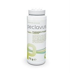 Peclavus Basic Fußdeo Puder, Fußpuder, desinfizierend, desodorierend, 70 g 