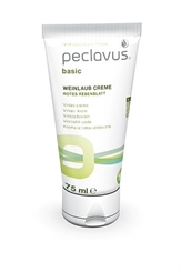 Peclavus Basic Weinlaub Creme, Fußcreme Fusspflegecreme gegen schwere Beine 75 ml