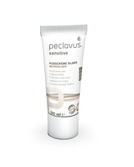 Peclavus Sensitive Fußcreme Silber Fußpflegecreme, antibakteriell 