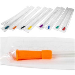 10x flexible Einlaufhilfen Kosmetex mit Luer-Lock u. m. Farbcode CH 16 - Orange CH 16 - Orange