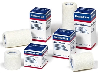10cm breite Elastomull haft Binde, elastische Fixierbinde, selbsthaftend Schnellverband 10 cm