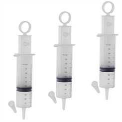 Blasenspritze Kosmetex, 3-teilig, 100 ml Dosierspritze mit Luer-Ansatz für Katheter etc., einzeln steril verpackt, latexfrei 