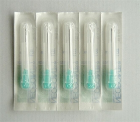 100 Einmalkanülen mit Farbcode, Luer Hub, steril im Peel-Pack verpackt grün 0,8 × 40 mm