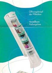 Dolcimo Practicdose Tages-Dispenser Tages Medikamentenbehälter 