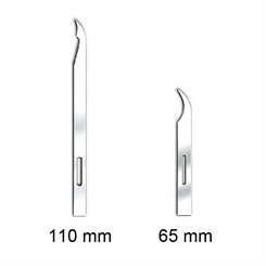 100x Scharfe Fadenziehmesser Lang 110mm, Stitch Cutter - Fadenmesser 