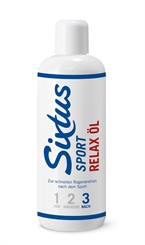 Sixtus Sixtufit Sport Relax Öl, zur schnellen Regenaration Massageoel mit ätherischen Ölen und Alpenheuextrakten 500 ml