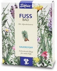 Sixtus Sauerstoff-Fußbad mit Alpenkräutern erfrischende Pflege für müde Füße 200 g