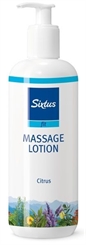 Sixtus Fit Massagelotion Citrus, 500ml Naturreines Öl für die Massage 