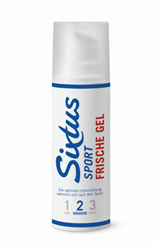 Sixtus SPORT Frische Gel 30ml kühlt und hilft gegen Leistungsabfall. 