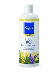 Sixtus wohl Fußbad Latschenkiefer naturreine Hautpflege für geschmeidige Füsse 