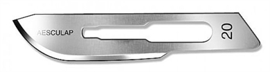 10x Klingen für Skalpell Halter 4, Aesculap Skalpellklingen Nr.4, Figur 20