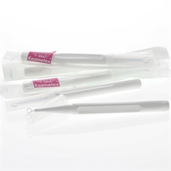 Hautkürette mit Kappe, scharfe Kürette für die Kürettage, Hautcuretten, Kosmetex Curette 3er Set