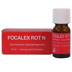 Focalex rot, Wund Behandlungsmittel Pflegelotion bei Druckstellen am Fuß, 10ml 