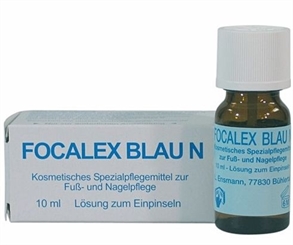 Focalex blau Fußpilztinktur, bei Nagelpilz, 10ml 