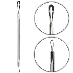 Komedonenheber 13cm, Mitesserentferner Komedonenschlinge zur Entfernung von Mitessern 