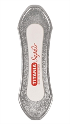 Titania Saphir Rillenfeile, Kosmetikfeile, für die Nägel Nagelschonfeile, Nagelpflege, 1 Stück 