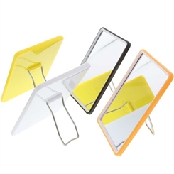 Stellspiegel, Kosmetex Tisch-Spiegel flexibel zum Stellen oder Hängen, 13 x 19 cm 