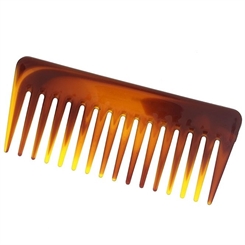 Afro Kamm, 14cm, grobe Zinken für voluminöses Haar. Locken- Nasshaarkamm 