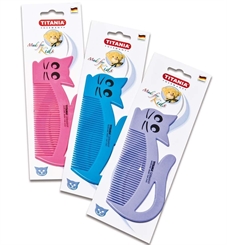 Kinder Kamm, Katze, 15cm Kinderkamm 