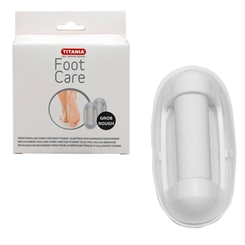 Titania Elektrischer Hornhautentferner 2x Ersatzrolle Grob, Ersatzkopf, Foot Care, Fußpflege, elektronische Pediküre 
