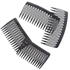Einsteckkamm, groß oder klein, 2 Stck. klassisch mit Spaltzähnen 