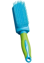Kinder Haarbürste, Kamm Kosmetex Kinderbürste, grün-blau 