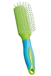 Kinder Haarbürste, Kosmetex Kinderbürste, grün blau 