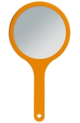 Kosmetex Handspiegel mit 2-fach Vergrößerung, 2 Spiegel-Flächen RS 1:1, Kosmetik-Spiegel 