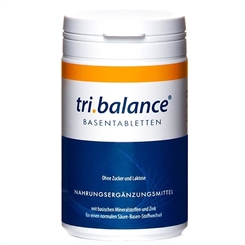 Tri.Balance Basentabletten für Basenfasten, zur Entsäuerung, Nahrungsergänzungsmittel, 250 Stück