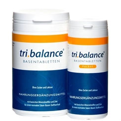 Tri.Balance Basentabletten für Basenfasten, zur Entsäuerung, Nahrungsergänzungsmittel, 
