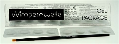 Wimpernwelle Einzelportionen Gel 1 + 2 Gele zur Wimpernformung, je 0,25ml 
