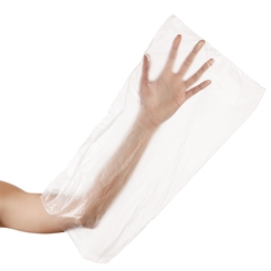 Einmal Hand Paraffinbad Schutz-Hüllen 48 x 24 cm, Kosmetex Einweg für Hand Paraffin Behandlung, Einheitsgröße Groß, 100 Stck 