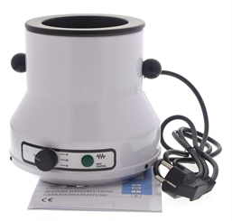 Kosmetex PROFESSIONAL Tondo 800 Metall Wachserwärmer für 800ml Dosen, Erhitzer für Wachsperlen, Xanitalia 