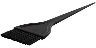 Kosmetex Haarfärbepinsel Nr.4 schwarz, 21 cm, breiter 5.8 cm Pinsel für die Haarfarbe 