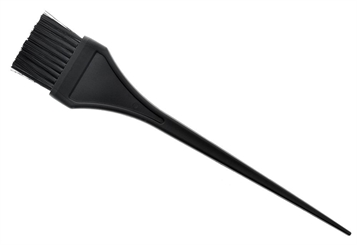 Kosmetex Haarfärbepinsel Nr.3 schwarz, 22cm, breit 3.5 cm Pinsel für die Haarfarbe 