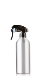 Alu Sprühflasche 450 ml Kosmetex Silber glänzend Alu-Flasche mit Sprühkopf Zerstäuber, leer 