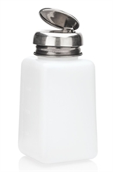 Pump Dispenser m. Metall-Pumper zum dosierten Auftragen, Reiniger Nagellackentferner, Cleaner, Kosmetex Pumpspender, 200 ml 