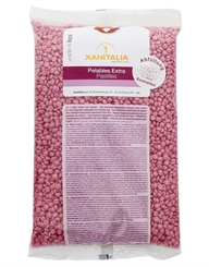 Kosmetex Premium Creme Rosa Pelables EXTRA Wachs-Perlen Rose für Super flexibles Waxing ohne Vliesstreife, 800g 