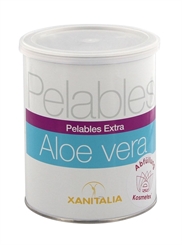 Aloe Vera Xanitalia Pelables EXTRA Wachs-Dose für flexibles Waxing ohne Vliesstreife, 800g 