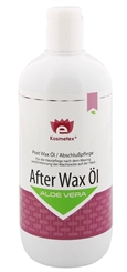 Kosmetex Aloe Vera After Wax Öl, beruhigend und pflegt, entfernt Wachsreste nach dem Wachsen - Waxing, 500ml 